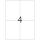 Herma Etiketten permanent haftend 105 x 148 mm blau 100 Bl 400 Etik. LaserInkCopy