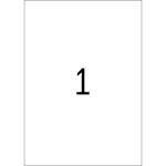 Herma Etiketten permanent haftend 210 x 297 mm gelb 100 Bl 100 Etik. LaserInkCopy