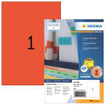 Herma Etiketten permanent haftend 210 x 297 mm rot 100 Bl...
