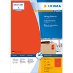 Herma Etiketten permanent haftend 210 x 297 mm rot 100 Bl...