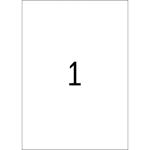 Herma Etiketten permanent haftend 210 x 297 mm rot 100 Bl 100 Etik. LaserInkCopy