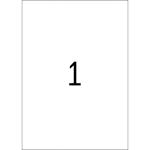 Herma Etiketten permanent haftend 210 x 297 mm blau 100 Bl 100 Etik. LaserInkCopy