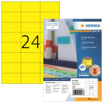 Herma Etiketten permanent haftend 70 x 37 mm gelb 100 Bl...