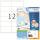 Herma Etiketten permanent haftend 105 x 48 mm weiss PREMIUM 100 Bl 1200 Etik. LaserInkCopy