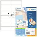 Herma Etiketten permanent haftend 105 x 37 mm weiss...