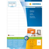 Herma Etiketten permanent haftend 70 x 16,9 mm weiss...