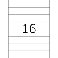 Herma Etiketten permanent haftend 105 x 37 mm weiss PREMIUM 200 Bl 3200 Etik. LaserInkCopy