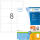 Herma Etiketten permanent haftend 97 x 67,7 mm weiss PREMIUM 200 Bl 1600 Etik. LaserInkCopy