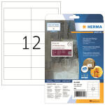 Herma Etiketten stark haftend 96,5 x 42,3 mm Folie weiss...