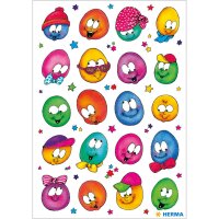 Herma Sticker DECOR Lustige Gesichter 3 Bl
