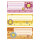 Herma Schuletiketten 76 x 35 mm Blumengesichter 3 Bl 9 Etik.