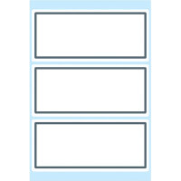 Herma Schuletiketten 82 x 36 mm Grauer Rand 6 Bl 18 Etik.