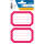 Herma Schuletiketten 82 x 55 mm Roter Rand 6 Bl 12 Etik.