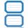 Herma Schuletiketten 82 x 55 mm Blauer Rand 6 Bl 12 Etik.