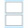 Herma Schuletiketten 82 x 55 mm Grauer Rand 6 Bl 12 Etik.