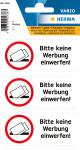 Hinweisetiketten -Bitte keine Werbung einwerfen- wetterfest 3 St.