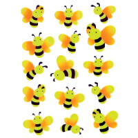 Herma Sticker MAGIC Tiere Bienen neon 1 Bl