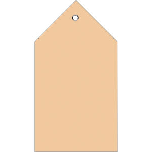 Herma Anhängezettel 80 x 150 mm mit Kunststofföse u. Faltecken 250 Stück
