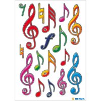 Herma Sticker MAGIC Notenschlüssel Jewel 1 Bl