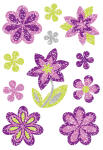 Herma Sticker MAGIC Blumen Blumen glittery 1 Bl