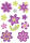 Herma Sticker MAGIC Blumen Blumen glittery 1 Bl