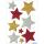 Herma Sticker MAGIC Weihnachten Bunte Sterne glittery 1 Bl
