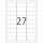 Herma Signal-Etiketten stark haftend wetterfest 63,5 x 29,6 mm Folie gelb 25 Bl 675 Etik. LaserCopy