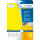 Herma Signal-Etiketten stark haftend wetterfest Ø 30 mm Folie gelb 25 Bl 1200 Etik. LaserCopy