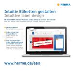 Herma Etiketten stark haftend 190 x 275 mm Folie weiss strapazierfähig 25 Bl 25 Etik. LaserCopy