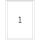 Herma Etiketten stark 190 x 275 mm Folie weiss 25 Bl 25 Etik.