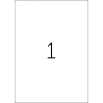 Herma Etiketten permanent haftend 420 x 297 mm weiss PREMIUM 100 Bl 100 Etik. LaserInkCopy