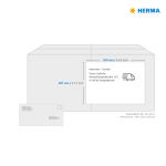 Herma Etiketten permanent haftend 420 x 297 mm weiss PREMIUM 100 Bl 100 Etik. LaserInkCopy