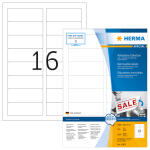 Herma Etiketten ablösbar 88,9 x 33,8 mm weiss 100 Bl...