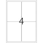 HERMA Adressetikett 99,1 x 139 mm (B x H) Papier weiß 400 Etik./Pack.