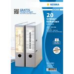 Herma Ordnerrückenschilder ablösbar 192 x 61 mm...
