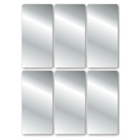 Herma Etiketten permanent haftend 26 x 54 mm silber 3 Bl 18 Etik. Handbeschriftung