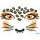 Herma Sticker FACE ART Leopard 1 Bl