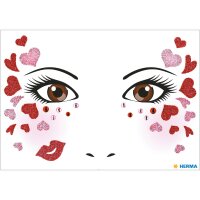 Herma Sticker FACE ART Love 1 Bl