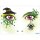 Herma Sticker FACE ART Hexe 1 Bl