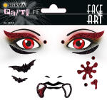 Herma Sticker FACE ART Vampir 1 Bl