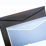 FSY Sichttasche A1 mit Druckknopf, farblos, 1 Stück