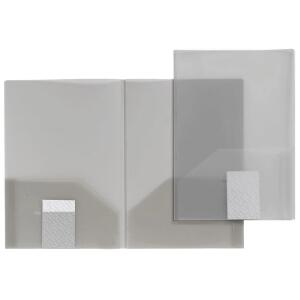 FSY Broschüren-Mappe, Transparent, rauchtopas, Neutral, 1 Stück