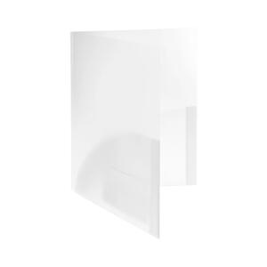 FSY Broschüren-Mappe runde Taschen, Transparent, transparent, neutral, 1 Stück