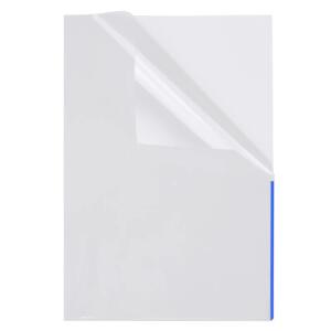 FSY Index Sichthülle, PP, A4, farblos, Indexstreifen blau, 1 Stück