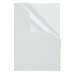 FSY Index Sichthülle, PP, A4, farblos, Indexstreifen grün, 1 Stück