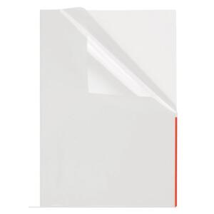FSY Index Sichthülle, PP, A4, farblos, Indexstreifen rot, 1 Stück