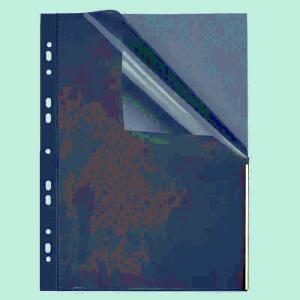 Prospekthülle mit System9-Lochung, PP, A4, farblos, Indexstreifen weiß
