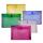 Fächertasche "light" mit 5 Fächern+Reitern, A4, PP, fbg.sort. transp.,