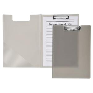 FSY Klemmbrett-Mappe, Transparent, rauchtopas, Neutral, 1 Stück