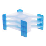 FSY PP-Briefkorb X-Filer blau transluzent, mit...